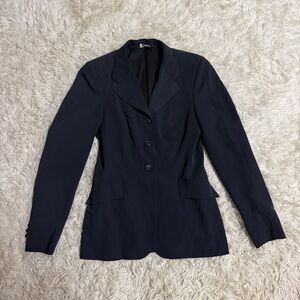 Women’s Size 10 Slim Navy Grand Prix Horseback Riding Show Coat. Good Condition